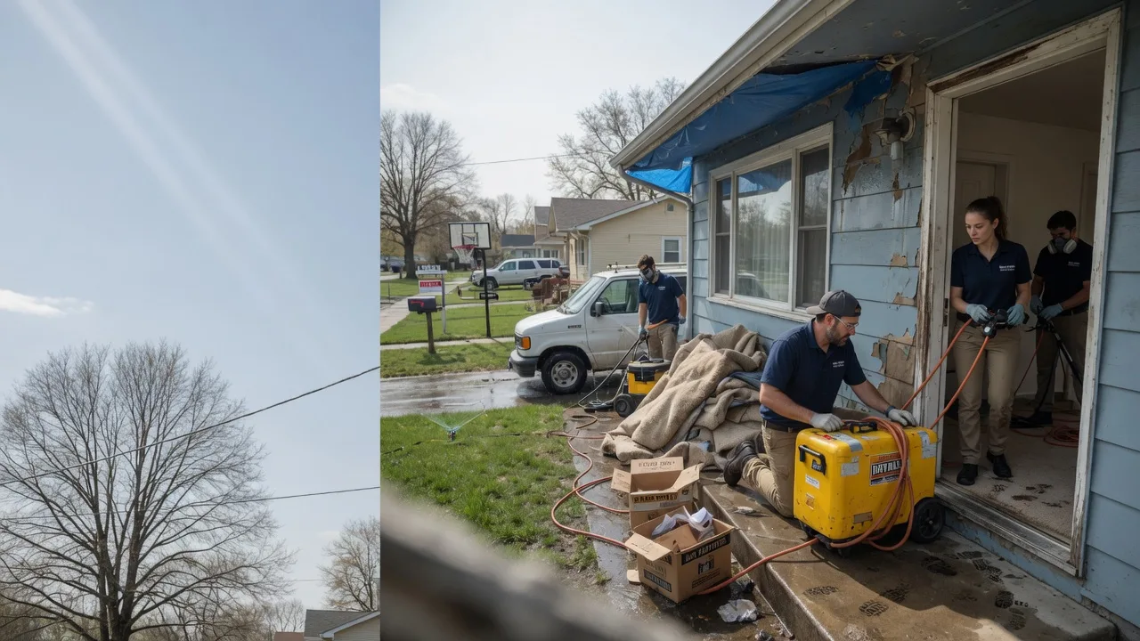 Basement Flood Cleanup in Dowagiac, MI near me